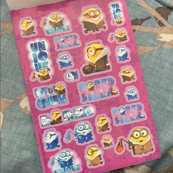 💝FREE IF BUNDLED💝 Minion Notebook & Sticker Set - Picture 8 of 8